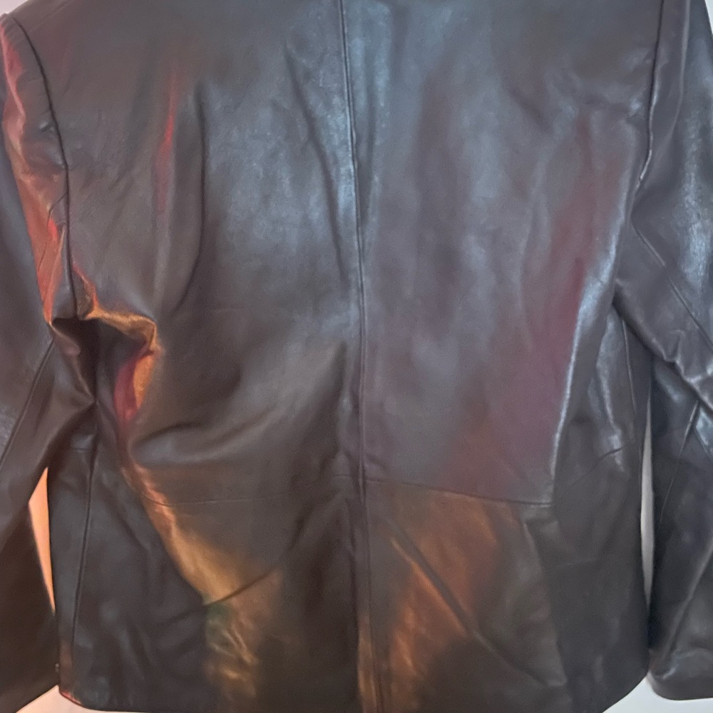 Venee New York Vintage Studded Leather Jacket - Size Medium - Moto Chic - Picture 10 of 11